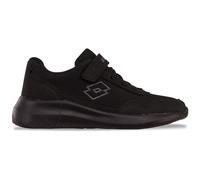Lotto Unisex Kids Connect OC K Chaussures Unisexes pour Enfant, Noir/Gris, 27 EU