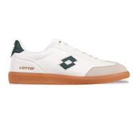 Lotto Vintal MF, Baskets Unisexe-Adulte, Blanc et Vert., 39 EU