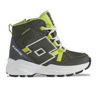 LOTTO Vorix Tex K Unisex Kids Botte mi-Mollet, Olive Lime, 34 EU