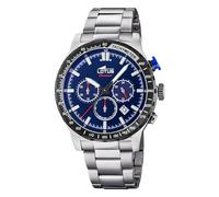 Lotus 18587/B Montre modèle de la Collection Color, boîtier de 43,5 mm Bleu avec Bracelet en Acier pour Homme