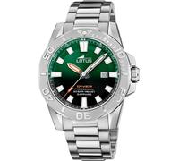 Lotus 18926/5 Diver montre homme en acier inoxydable date argentée