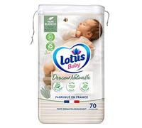 Lotus Baby Douceur Naturelle - Cotons bébé non-blanchis - 70 Cotons