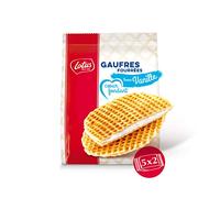 Lotus Bakeries Gaufres Fourrées CÅ“ur Fondant Vanille, 5 X 2p, 310 G