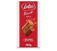 Lotus Barre de chocolat au lait avec miettes de Biscoff 180 g