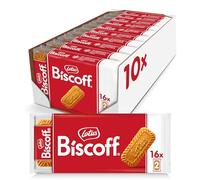 Lotus Biscoff | Biscoff Biscuit Original | Format Pocket | Emballés Individuellement par 2 | Ingrédients d'Origine Naturelle| Vegan | Sans Arômes ou Colorants Artificiels | 16 x 2 (x10) | 2,48 kg
