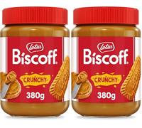 Lotus Biscoff | Biscoff Pâte à Tartiner | Crunchy | Vegan | Sans Fruits à Coque | Sans Colorant ni Arômes Artificiels | Pot PET | 380g (Lot de 2)
