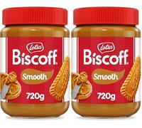Lotus Biscoff | Biscoff Pâte à Tartiner | Smooth (Creamy) | Vegan | Sans Fruits à Coque | Sans Colorant ni Arômes Artificiels | Pot PET | 720g (Lot de 2)