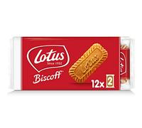 Lotus Biscoff - Biscuit Original - Emballé en Sachet de 2 Biscuits - Vegan - Sans Colorant ni Arômes Artificiels - 12 Sachets de 2 Biscuits - 190g