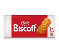 Lotus Biscoff | Biscuit Original | Vegan | Sans Colorant ni Arômes Artificiels | 6 x 125g | 750g