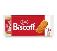LOTUS BISCOFF - Biscuits Spéculoos Authentiques, Saveur Caramel Épicée et Croquante (248g) - Le lot de 4