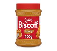 Lotus Biscoff | Biscoff Pâte à Tartiner | Creamy | Vegan | Sans Fruits à Coque | Sans Colorant ni Arômes Artificiels | Pot PET | 400g (L'emballage peut varier)