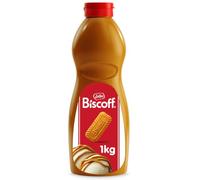 Lotus Biscoff | Sauce Topping | A Partir de Biscuits Original Speculoos | Vegan | Sans Colorant ni Arômes Artificiels | Bouteille Squeeze | 1kg