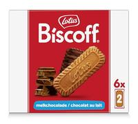 Lotus Biscoff XL Nappé Chocolat au Lait | 6 Sachets de 2 Biscuits (162g) | Ingrédients d'Origine Naturelle | Sans Colorants Artificiels