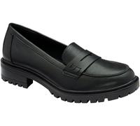Lotus Black Block Heel Loafers Black EU 41 (UK 7)
