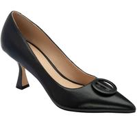 Lotus Black Leather Court Shoes Black EU 37 (UK 4)
