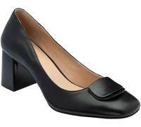 Lotus Black Leather Court Shoes Black EU 42 (UK 8)