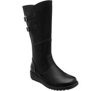 Lotus Black Leg Boots
