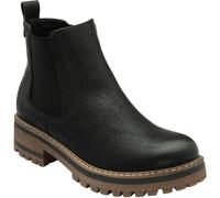 Lotus Black Wide Fit Casual Ankle Boots