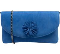 Lotus Blue Clutch Bag with Chain