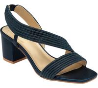 Lotus Blue Heeled Sandals