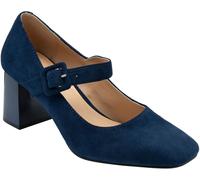 Lotus Blue Suede Court Shoes Blue EU 36 (UK 3)