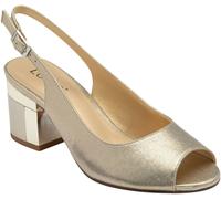 Lotus Bout ouvert Slingback Chaussures Or 4 EU 37