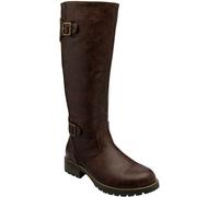 Lotus Brown Knee High Boots