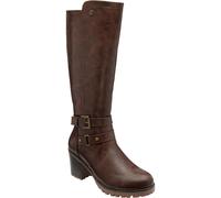 Lotus Brown Knee High Boots