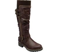 Lotus Brown Knee High Boots