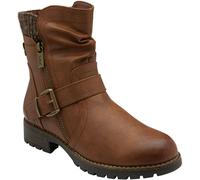 Lotus Brown Mid Calf Boots
