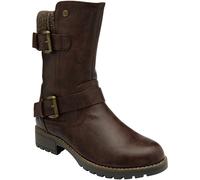 Lotus Brown Mid-Calf Boots