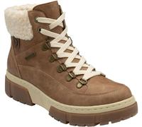 Lotus Brown Waterproof Zip-Up Ankle Boots