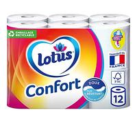 Lotus Confort Blanc Rouleaux X12