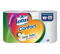 Lotus Confort Sans Tube 2x plus long 6 Rouleaux (lot de 3 soit 18 rouleaux)