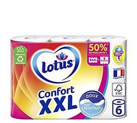 Lotus Confort XXL Papier Toilette, 2 Épaisseurs, 6 unités