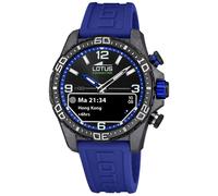 LOTUS Montre Intelligente Homme Hybride Connected D Caoutchouc Bleu - Analogique Intelligent 20000/3 - Contrôle Musique, Compteur de Pas, Notifications et Rejet d’Appels - Jusqu’à 10 Jours d’Autonomie