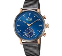 Lotus Connectée - 18805/2 - Smartime Hybrid Bicolore Anthracite et PVD Rose - Etanche 10ATM - Bracelet Acier Milanais