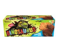 LOTUS DINOSAURUS - Biscuits Gourmands Nappés Chocolat au Lait, Texture Croquante et Fondante (225g) - Le Lot De 4