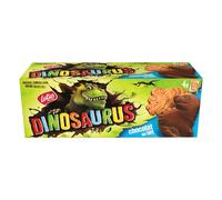 Lotus Dinosaurus | Biscuits Nappés Chocolat Au Lait | 4 x 3 Biscuits | 225g