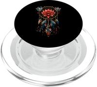 Lotus Dreamcatcher Native American Indian Feathers Arts PopSockets PopGrip pour MagSafe