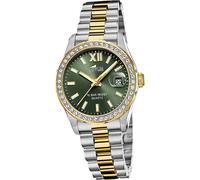Lotus en acier inoxydable pour dames montre bracelet argenté or luxe Elegant Classic D2UL18978/2