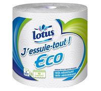 Lotus Essuie-Tout Eco Bobine Essuie-Tout Blanc, Lot de 4