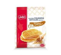 LOTUS Gaufres cœur fondant à la vergeoise 310G, gourmandise moelleuse pour vos pauses sucrées- Lot De 4