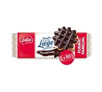 LOTUS - Gaufres De Liège Au Chocolat Format Familial | Savoureux et onctueux | Idéal pour les moments gourmands en famille | le paquet de 518g | LOT DE 3