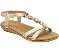 Lotus Gold Casual Open Toe Holiday Sandals