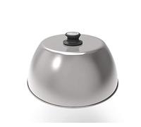 Lotus-Grill Couvercle de Barbecue LotusGrill en Acier Inoxydable avec thermomètre - pour la préparation de rôtis et de Steaks Passe au Lave-Vaisselle (XL (G435))