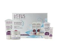 Lotus Herbals Radiant Platinum Kit visage avec poussière de platine et fruit de la passion 170 g (multi-usage)
