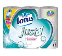 LOTUS Just1 Papier Toilette 6 Pièces - Lot de 4