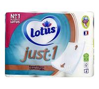 Lotus Just.1 - Papier toilette 5 épaisseurs Blanc - 6 rouleaux