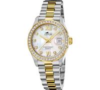 Lotus Ladies Gold PVD-Plated Steel Watch with Bracelet and Zirconia Sets 18978/1